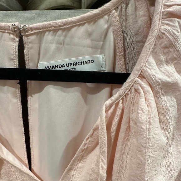 Amanda Uprichard Alena Romper, blush, small - Picture 4 of 6